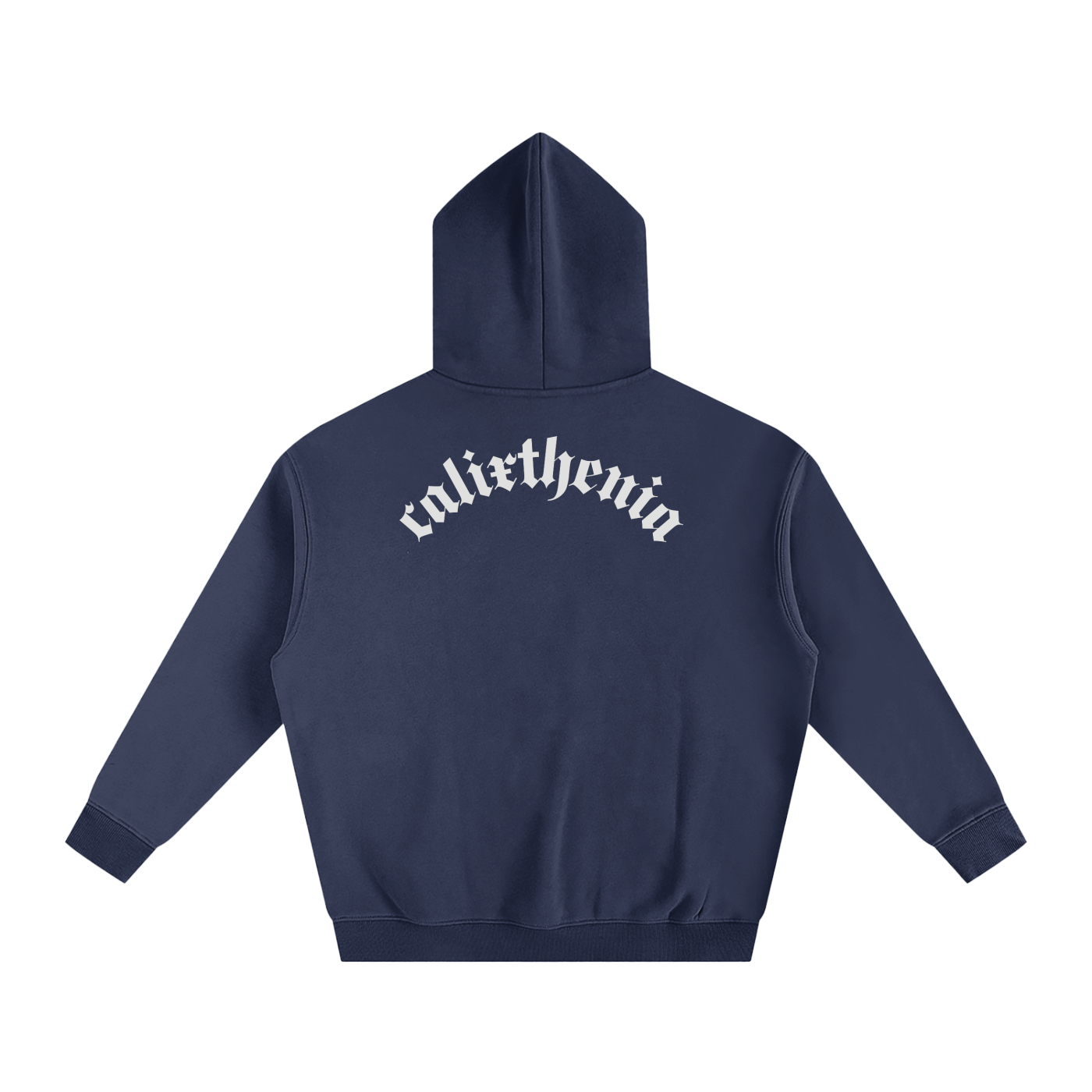 Renaissance Hoodie – Black oversized calisthenics sweatshirt with front graphic, street workout wear
