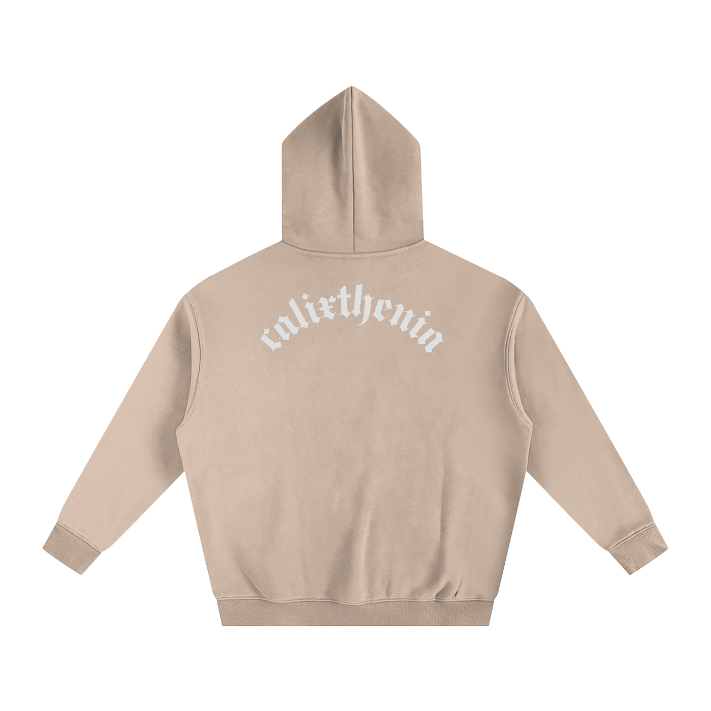 Renaissance Hoodie – Black oversized calisthenics sweatshirt with front graphic, street workout wear