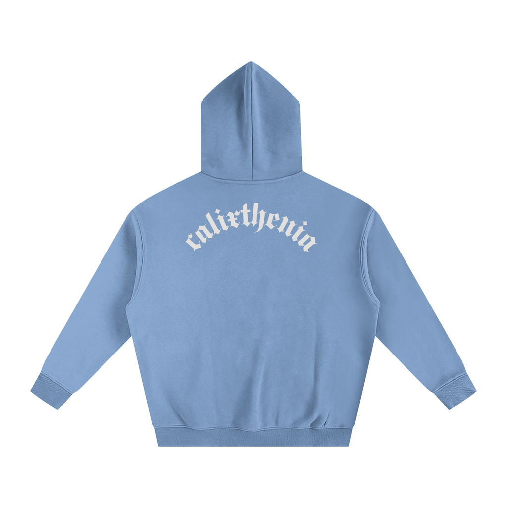 Renaissance Hoodie – Black oversized calisthenics sweatshirt with front graphic, street workout wear