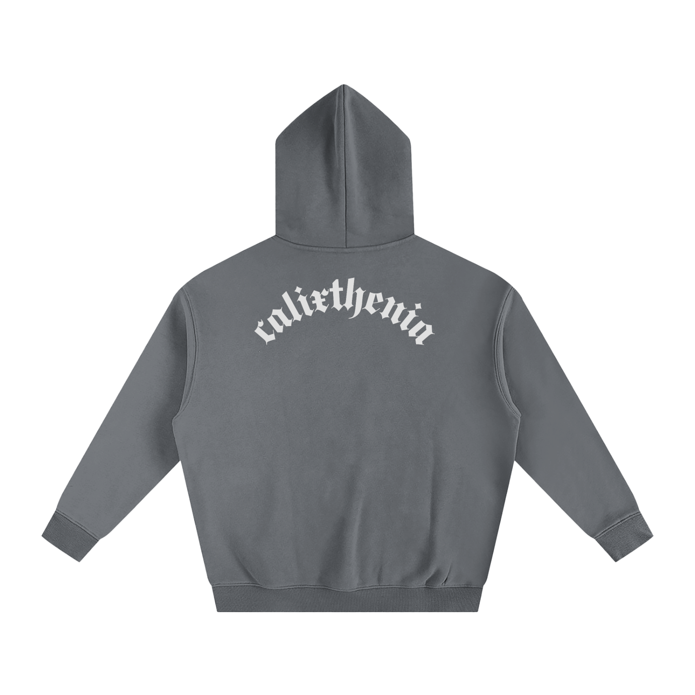 Renaissance Hoodie – Black oversized calisthenics sweatshirt with front graphic, street workout wear